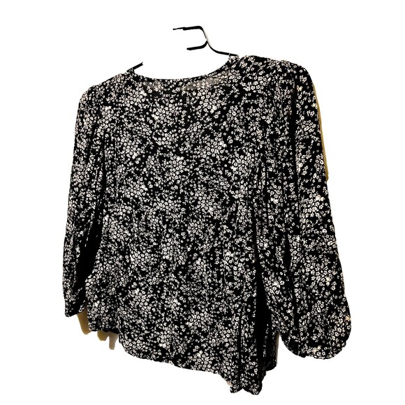 AMERICAN EAGLE Floral Print Top SIZE SMALL - Picture 2 of 5